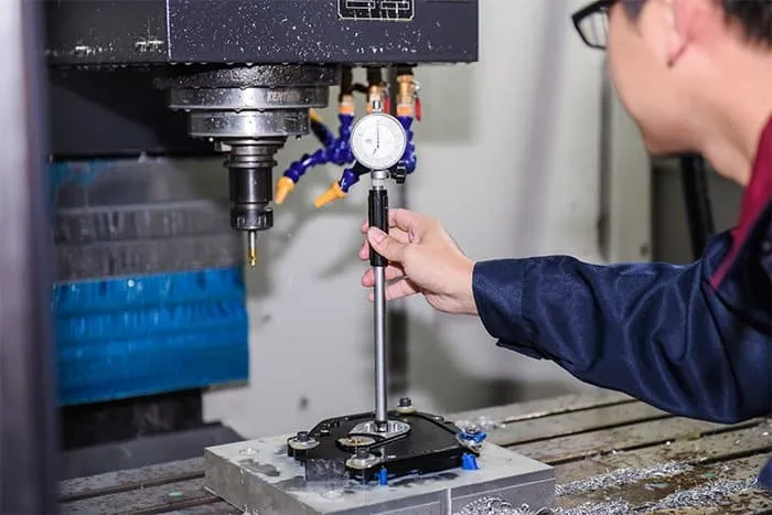 Cnc Parts During Production Inspection