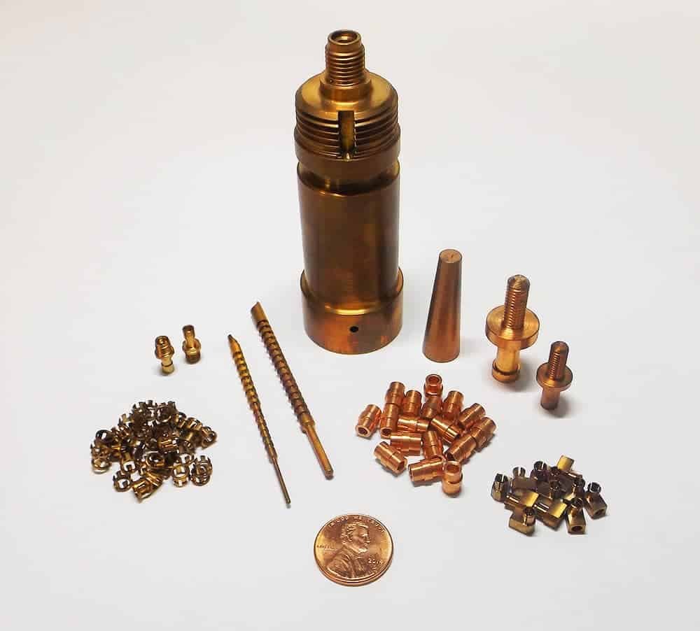 CNC Machined Copper Components