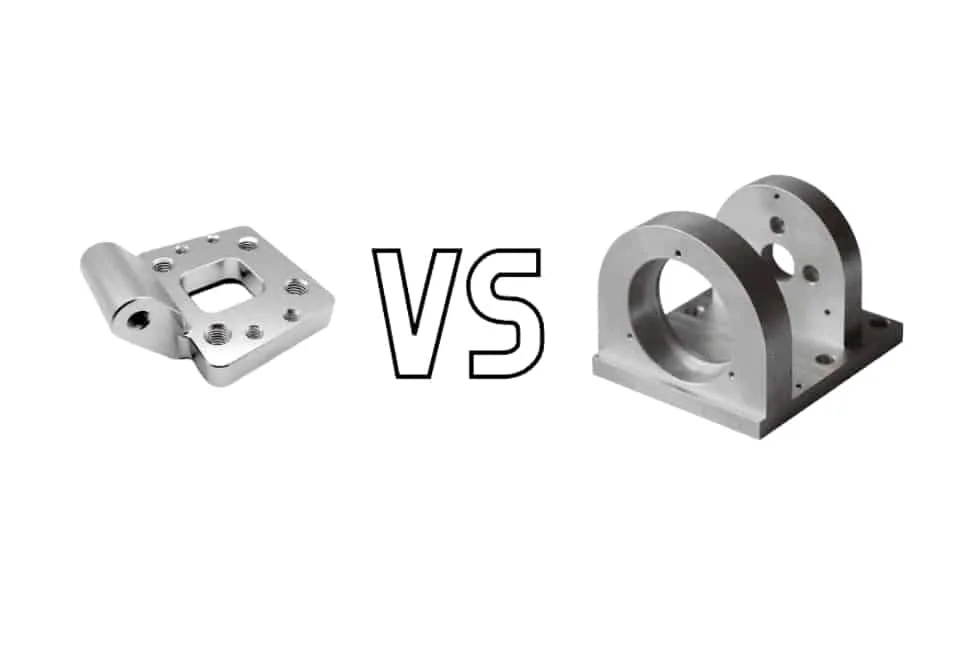 figure 4 cnc machining aluminum vs. cnc machining steel