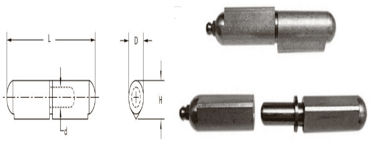 aluminum weld on hinge