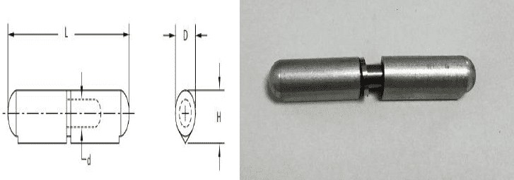 aluminum weld on hinges