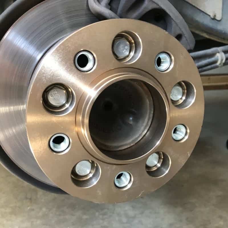 thumbnail image 2 of Pair 16mm Wheel Spacers With Bolts For Smart Fortwo – 3 Hole Aluminum 2 of 6