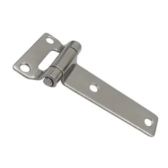 Bisagra de correa en T resistente de acero pulido, 5,4 pulgadas