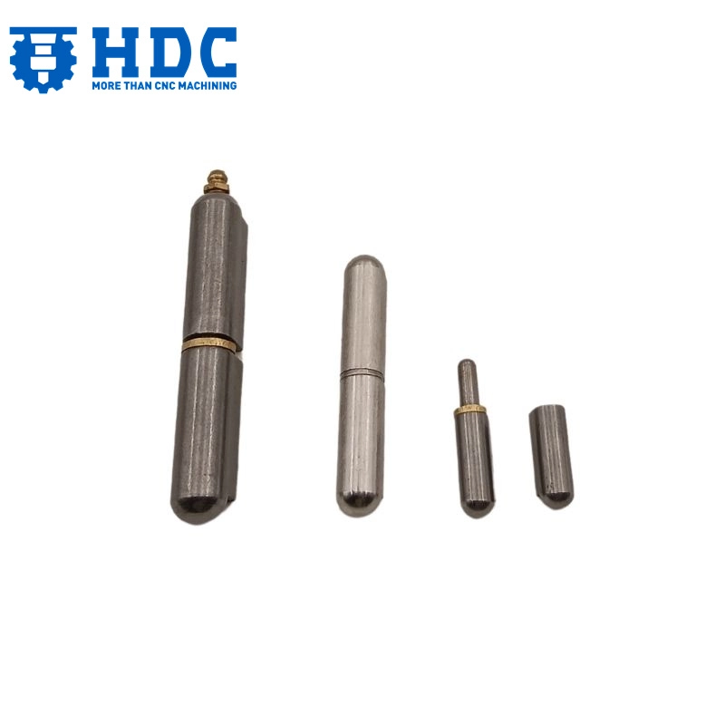 heavy duty aluminum weld on hinge with stainless steel pin&bushing and brass grease fitting 03