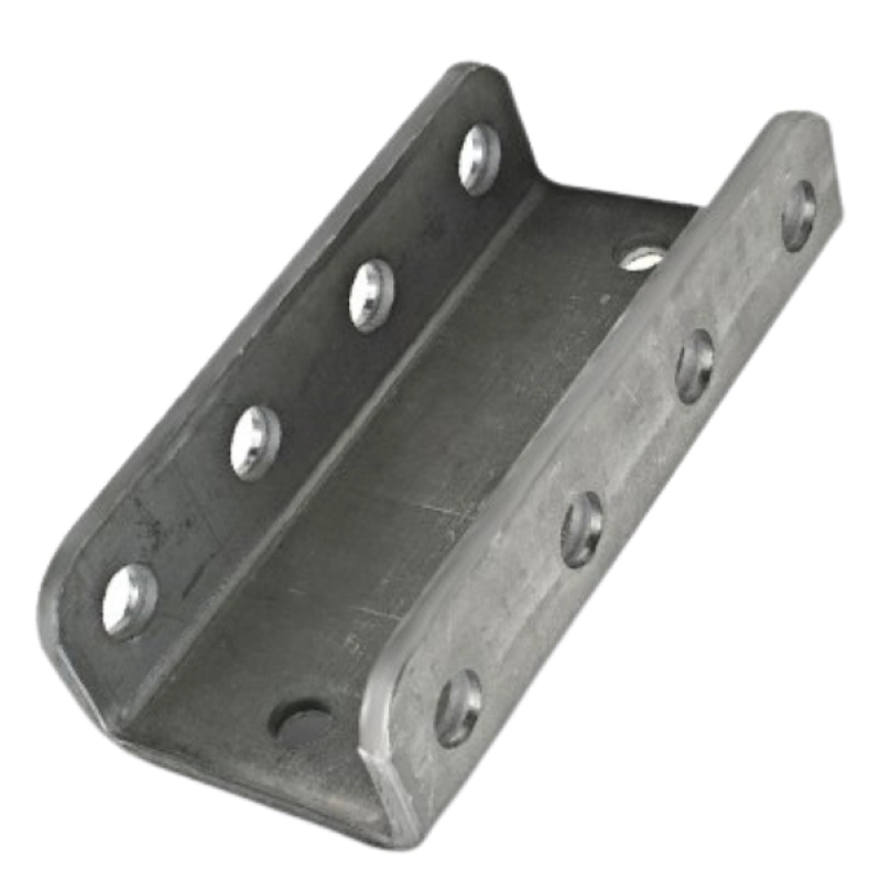 adjustable heavy duty steel trailer coupler channel bracket 2