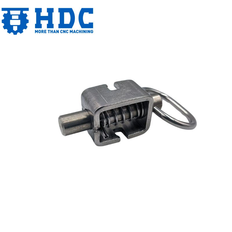 steel zinc plated heavy duty weld on spring latch assembly for trailer gates 03