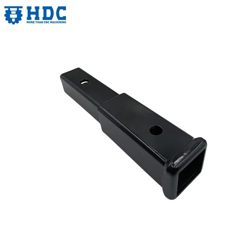 Receptor de enganche de remolque de tubo cuadrado de acero pintado en polvo negro 05