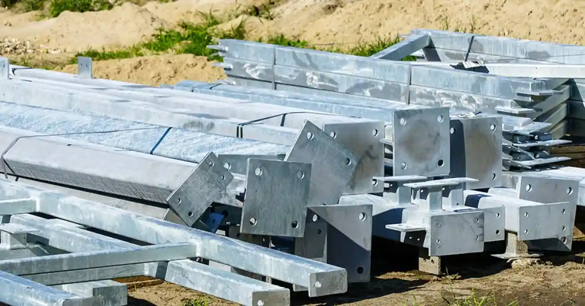 galvanized steel structural components