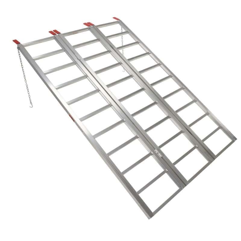 heavy duty loading trailer ramps for motorcycles atvs tractors more 6.jpg