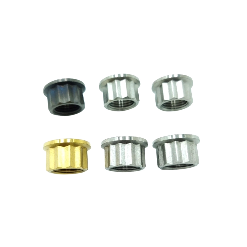 motorcycle titanium 12 points flange nuts hdcmtn001 3