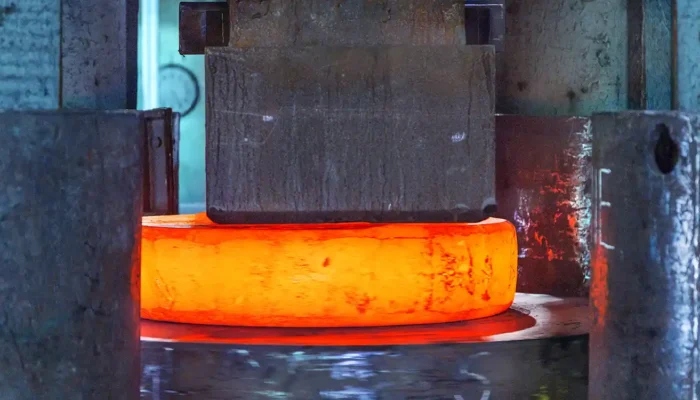 what the process of metal forging looks like