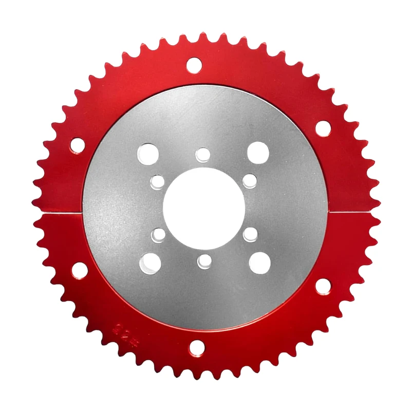 sprocket split design red #35 chain 53t