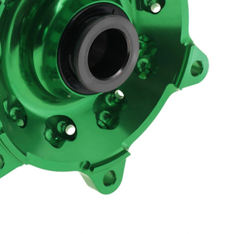 wheel hub aluminum green