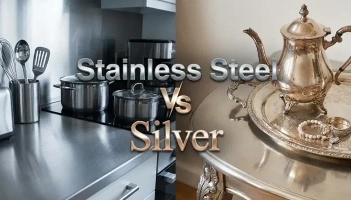 acero inoxidable vs plata