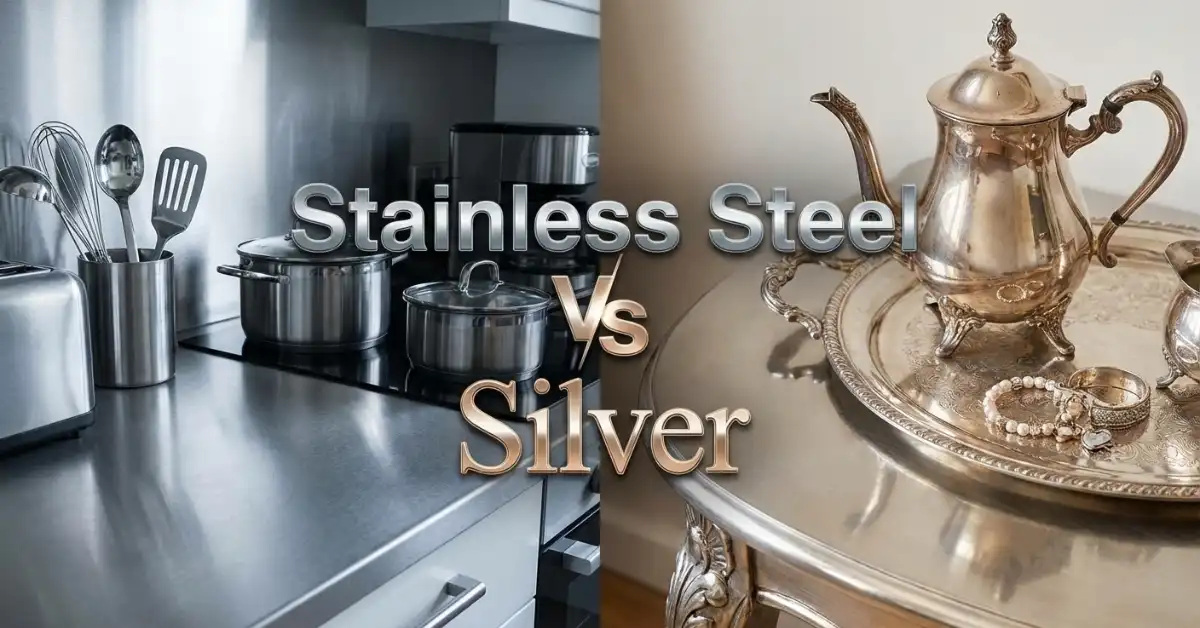 stainless steel vs silver