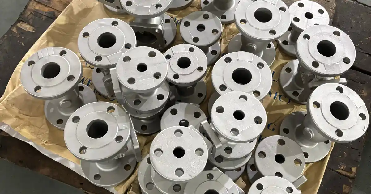 metal casting valve body for machinery industry.webp