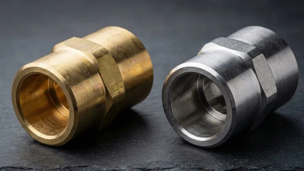 stainless steel vs brass pipe connector