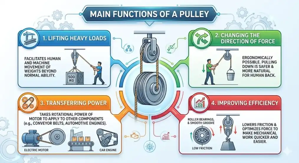 functions of a pulley