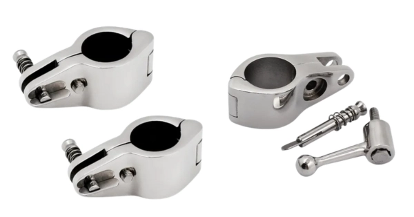 marine hardware bimini top slide clamp 2