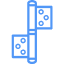 one piece structure of cast hinge icon