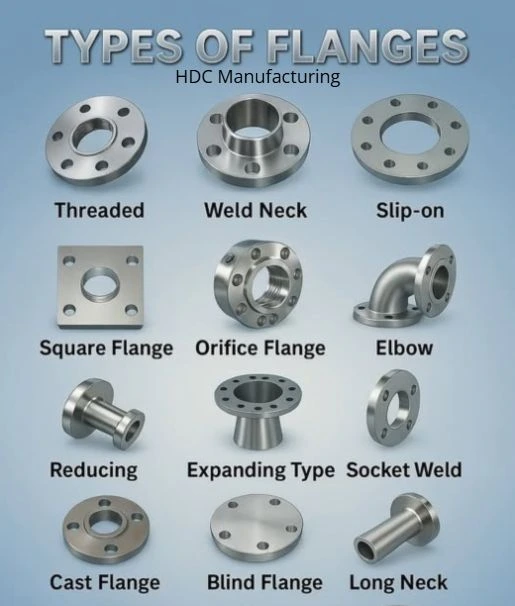types of flange
