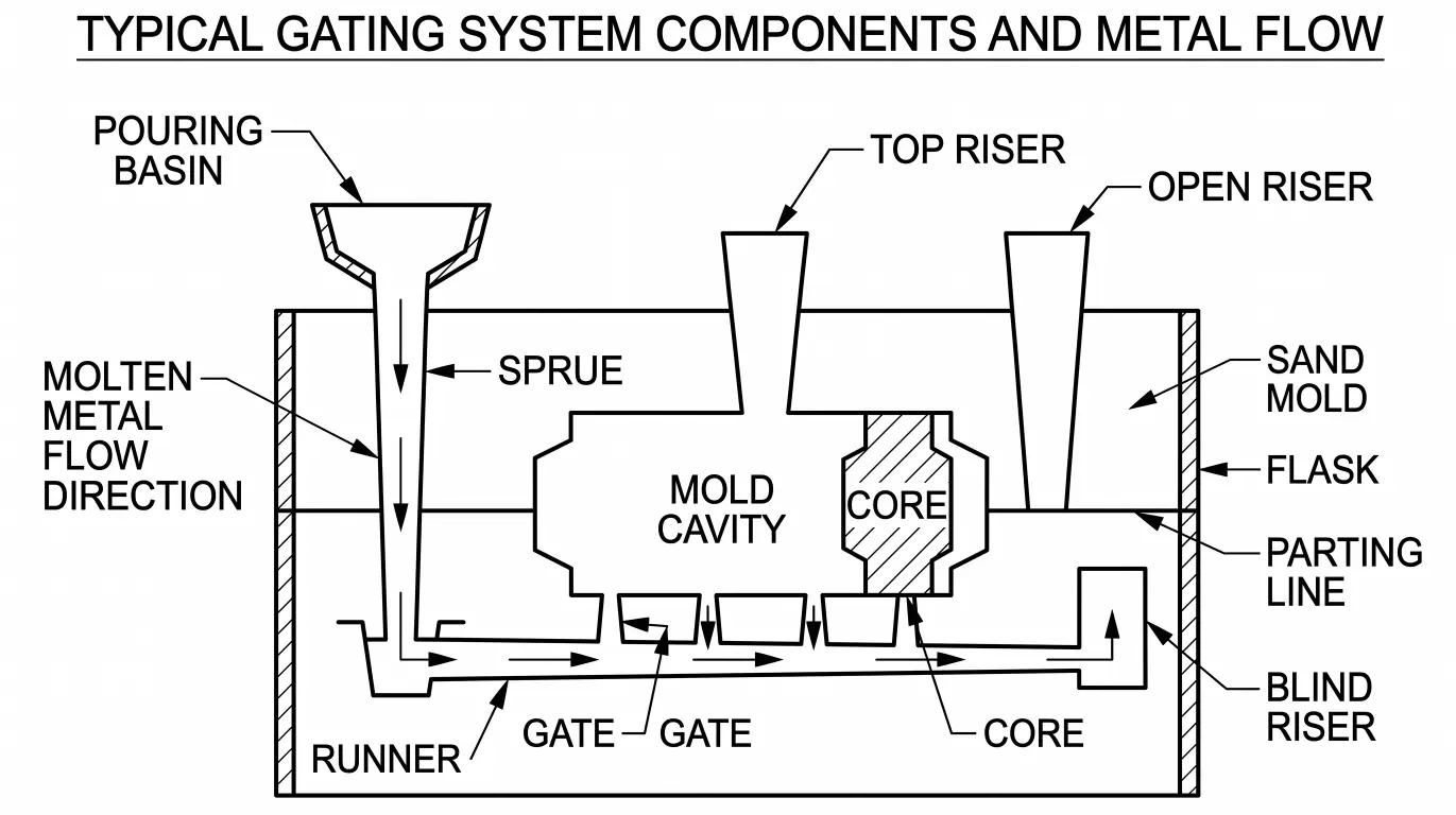 gating system in casting
