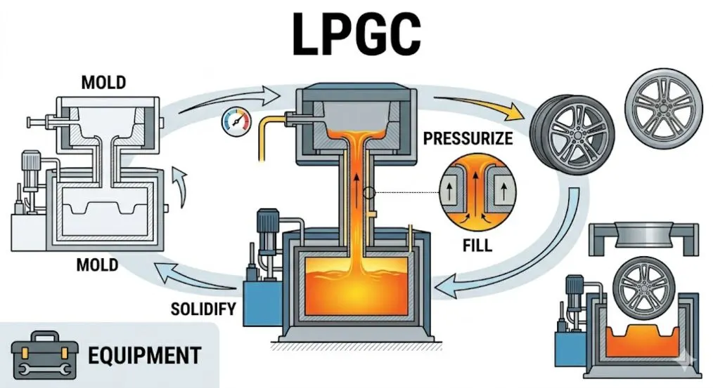 low pressure gravity casting