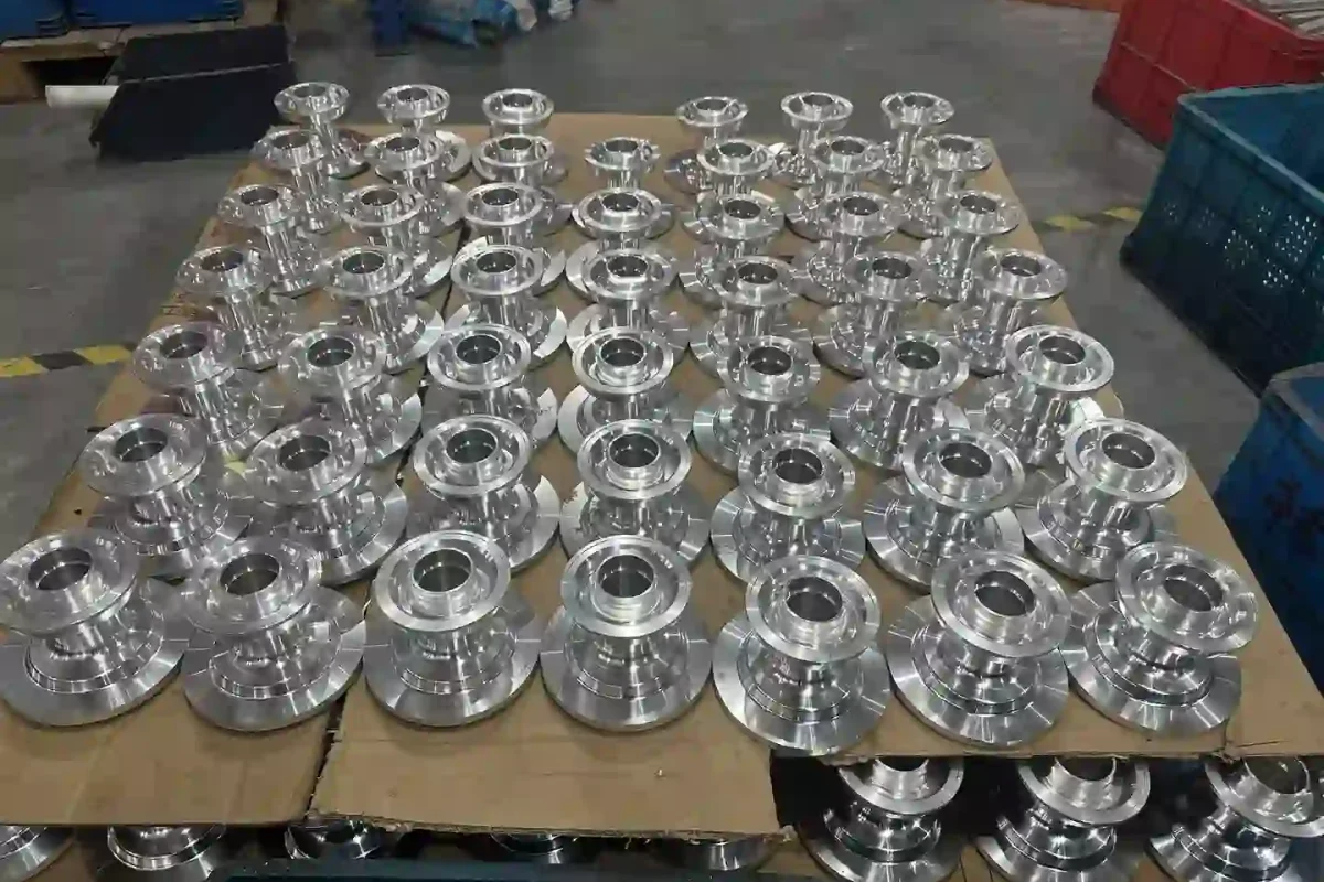 Batch of wheel hub waiting for next processing batch of wheel hub waiting for next processing