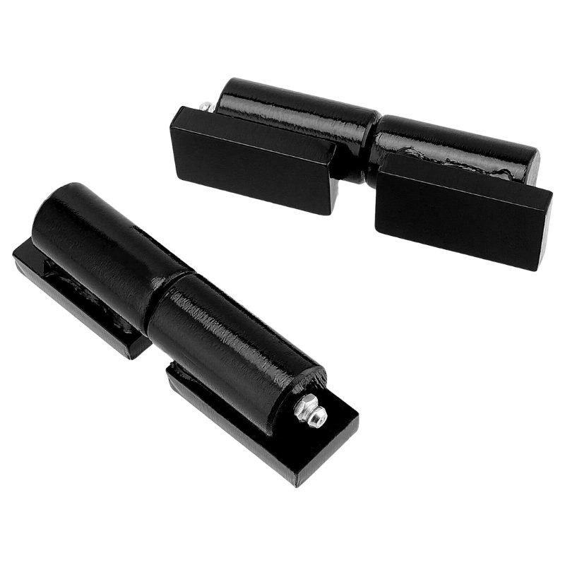 6 Cerniere A T In Metallo 25 Cm - Per Cancelli, Capanni E Porte Con Viti Include - Nero Antiruggine