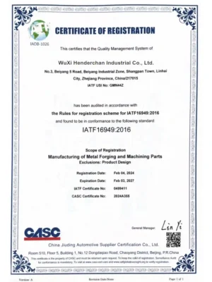 hdc certification 1
