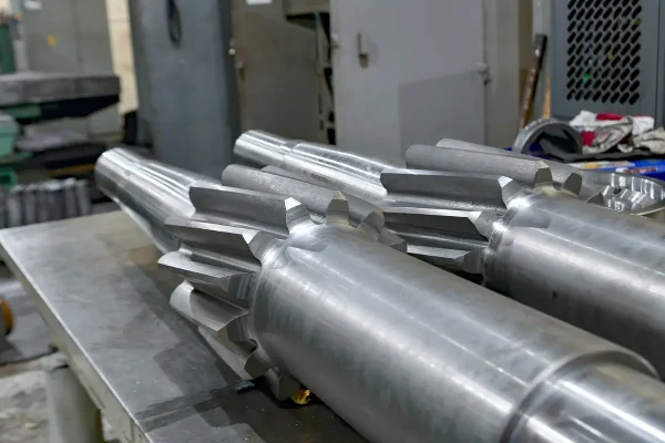 machining custom forged shaft