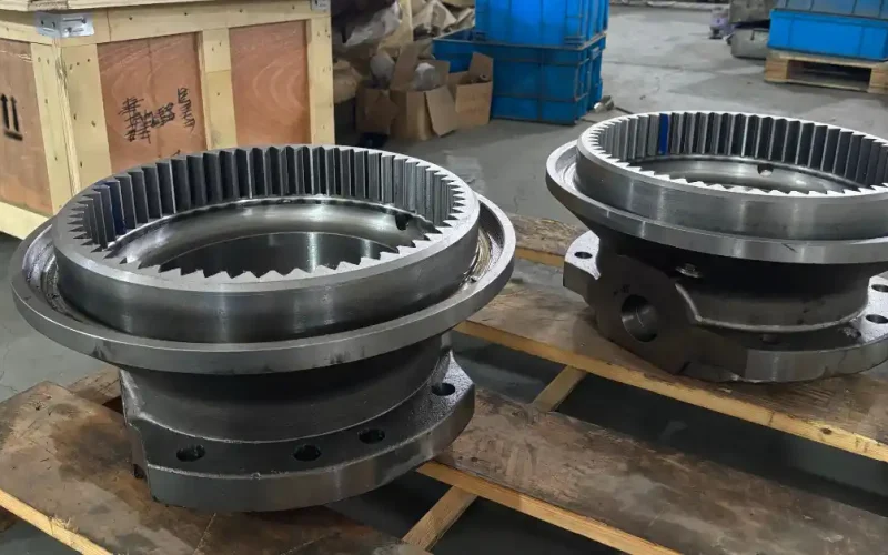 Carter d'engrenage en métal moulé pour l'industrie mécanique