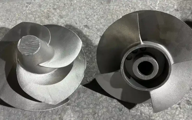 turbine en métal moulé pour l'industrie mécanique