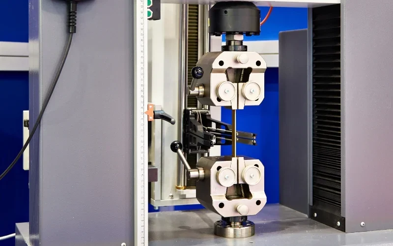 quality control testing tensile machine