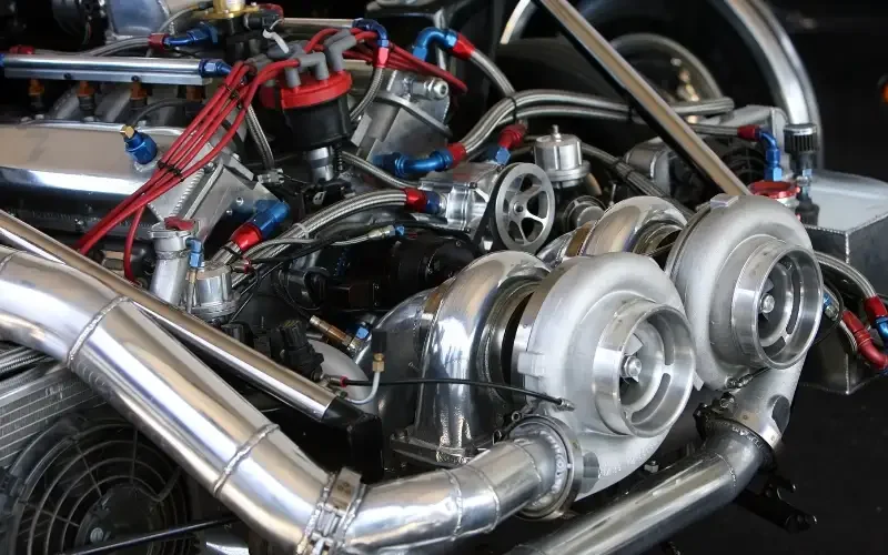 sports racing car turbine housing