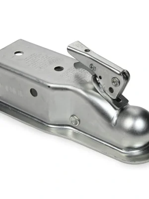 وصلة مقطورة متينة ذات لسان مستقيم مع أدوات تثبيت 1