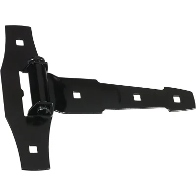 t hinge 9 inch steel heavy duty fence gate strap hinge black finish