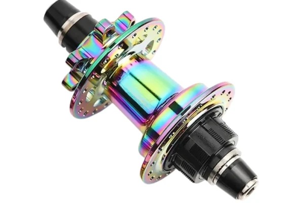 Cubo de rueda de aluminio con rodamiento sellado, freno de disco de 36 orificios, 6 trinquetes, 120 clics